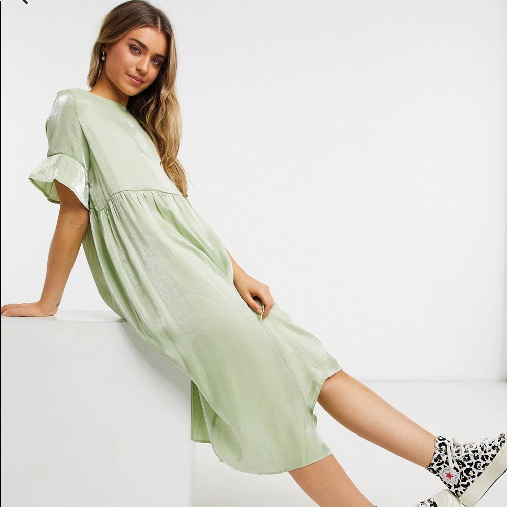 Mint Green Lola May Midi Dress from ASOS